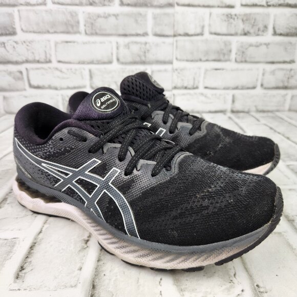 Asics Gel Nimbus 23 Men's Size 8 Black Athletic Running Training Sneaker Shoes - Picture 1 of 10